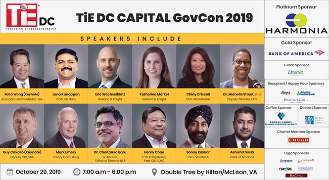 TiE DC Capital GovCon 2019, October 29, 2019