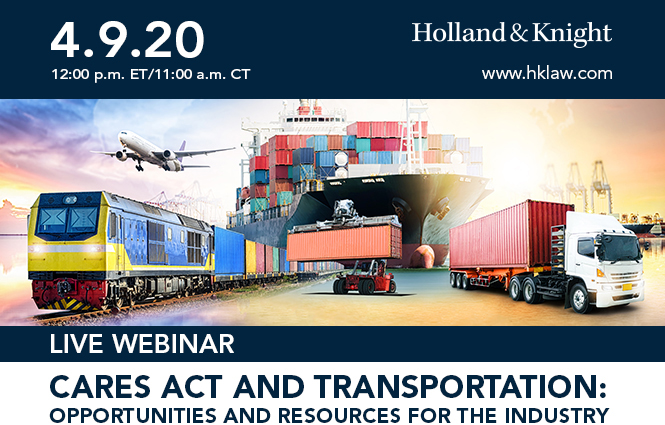 CARES Act and Transportation: Opportunities and Resources for the Industry