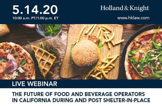 The Future of Food and Beverage in California, May 14, 2020