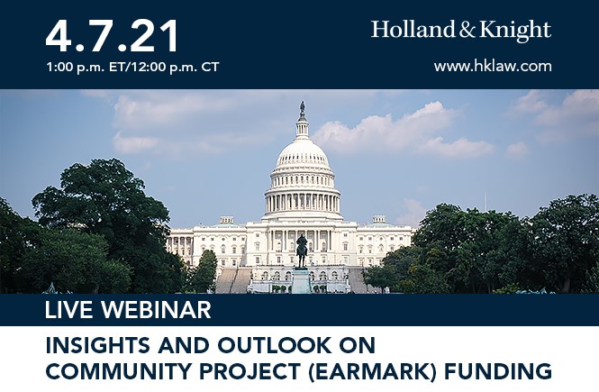 Insights and Outlook on Community Project (Earmark) Funding