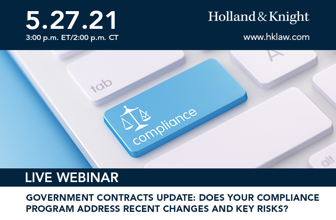 Government Contracts Update: Compliance Webinar