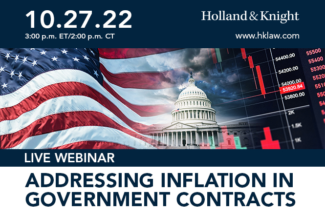 Addressing Inflation in Government Contracts