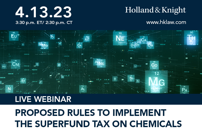 Proposed Rules to Implement the Superfund Tax on Chemicals