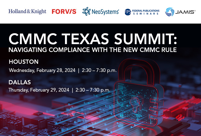 CMMC Texas Summit in Houston and Dallas