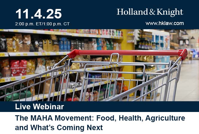 Shopping cart in grocery aisle