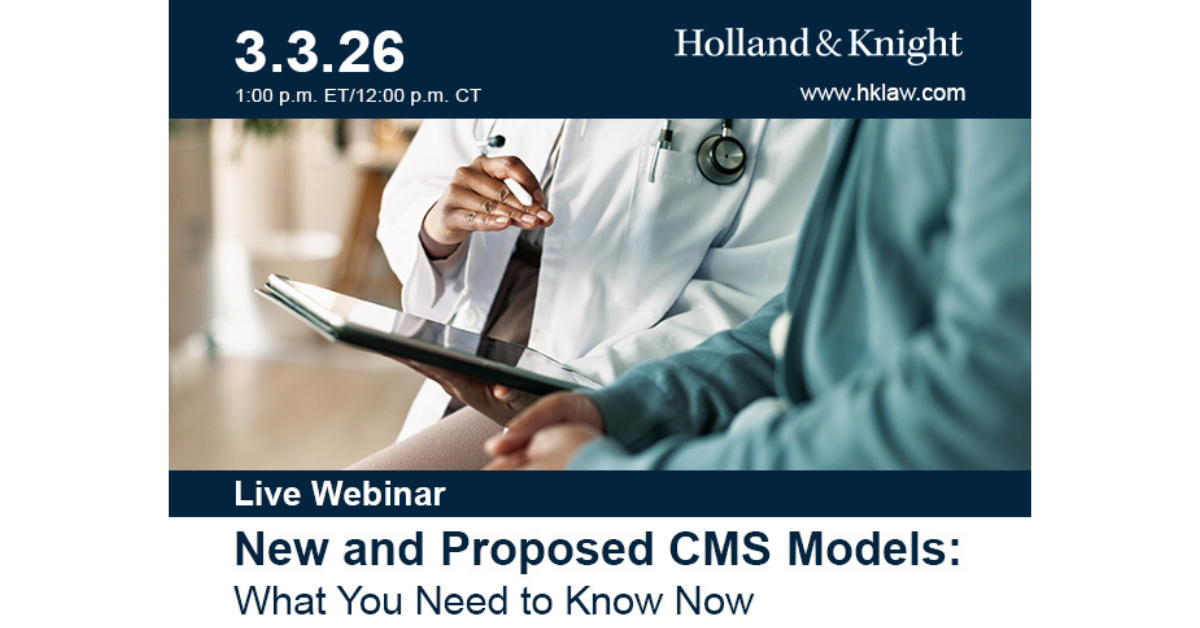 New and Proposed CMS Models: What You Need to Know Now | Events ...
