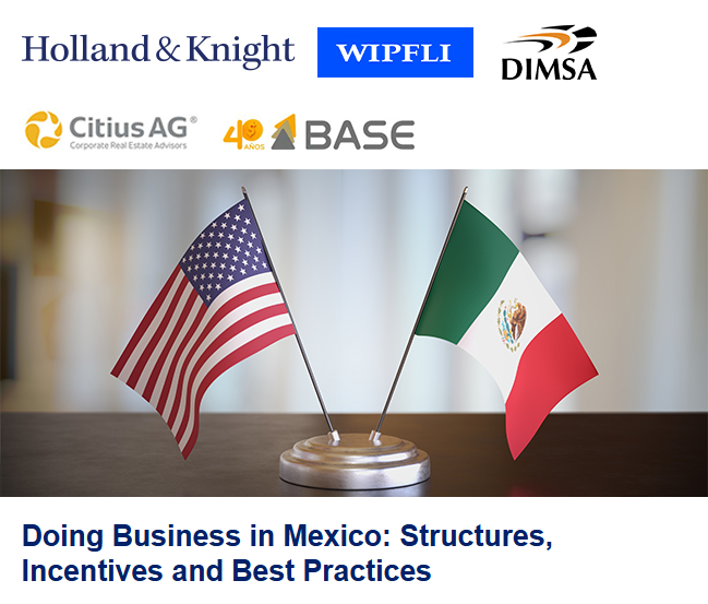 United States and Mexico flags on table