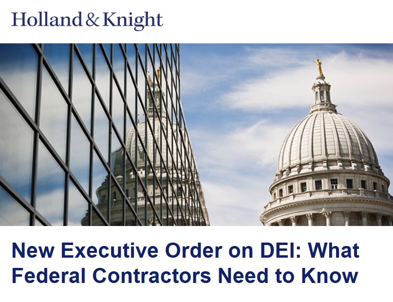 New Executive Order on DEI: What Federal Contractors Need to Know