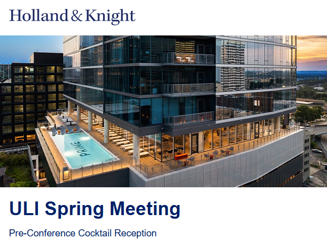 ULI Spring Meeting Pre-Conference Cocktail Reception