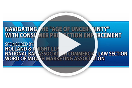 Navigating the "Age of Uncertainty" with Consumer Protection Enforcement