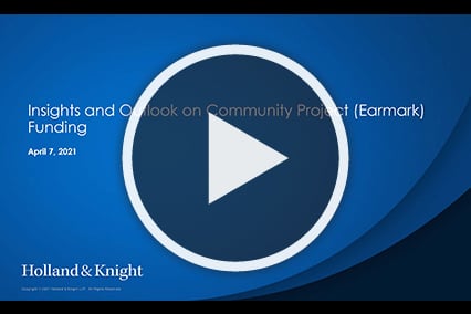 Insights and Outlook on Community Project Funding Webinar