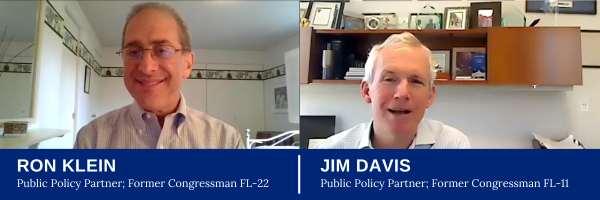 Ron Klein and Jim Davis Zoom Screenshot