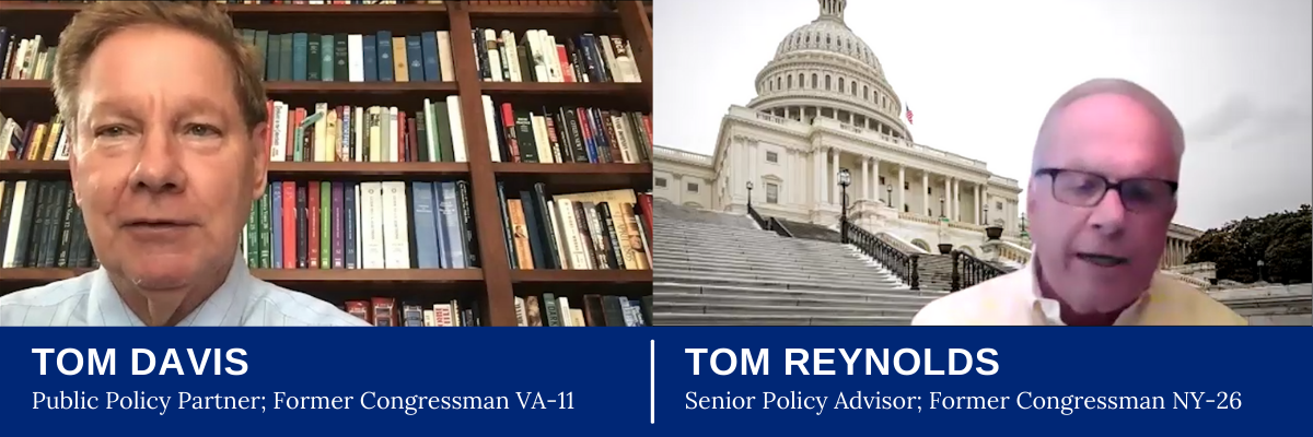 Tom Davis and Tom Reynolds Zoom Screenshot