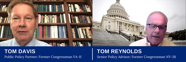 Tom Davis and Tom Reynolds Zoom Screenshot