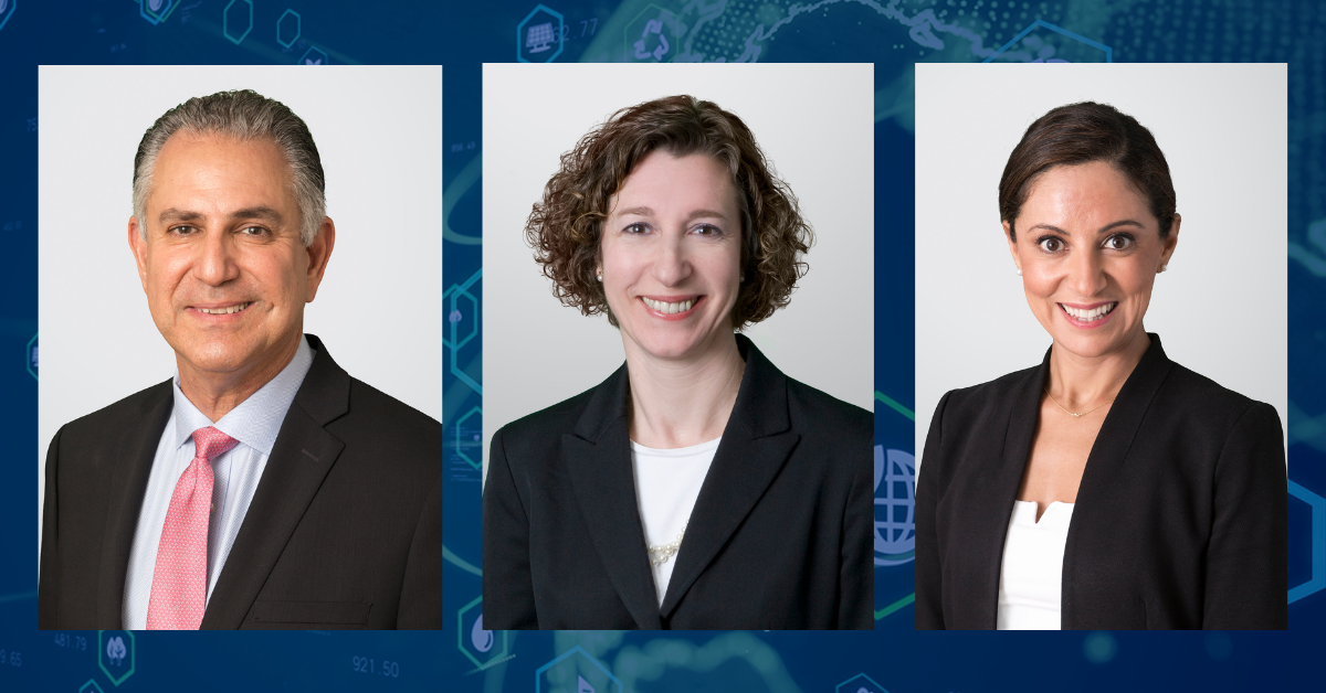 Francisco Sanchez, Vanessa Sciarra and Nasim Fussell