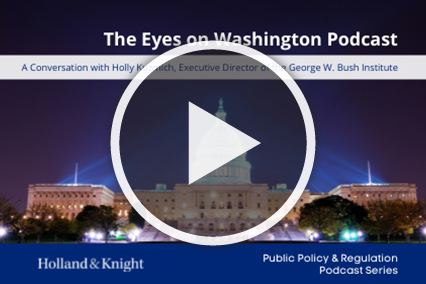 U.S. Capitol Building lit up at night