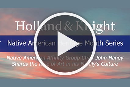 Native American Affinity Group Chair John Haney Share the Role of Art in his Family's Culture