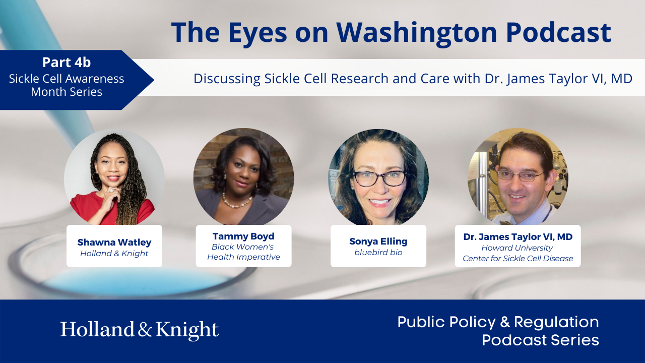 Discussing Sickle Cell Research and Care with Dr. James Taylor VI, MD