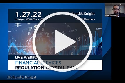Financial Services Regulation 2022 Crystal Ball with play button