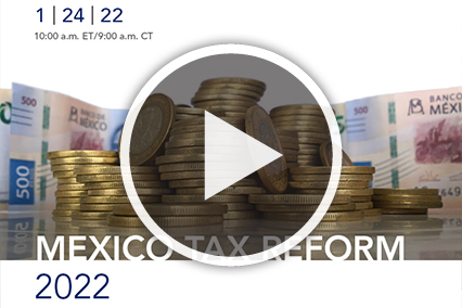 Mexico Tax Reform 2022
