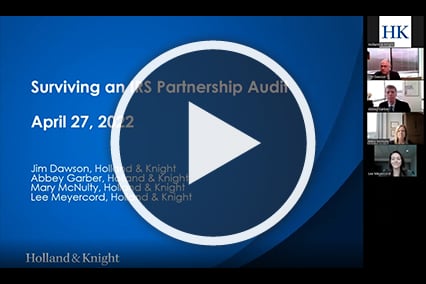 Surviving an IRS Partnership Audit