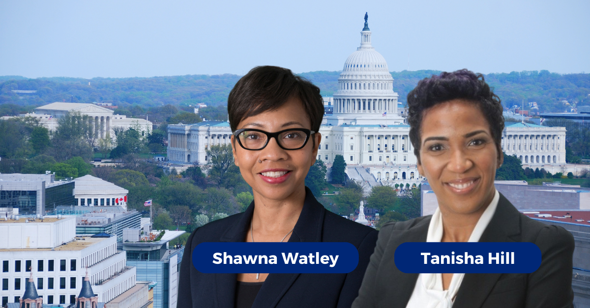 Shawna Watley and Tanisha Hill