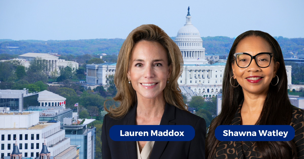 Lauren Maddox and Shawna Watley