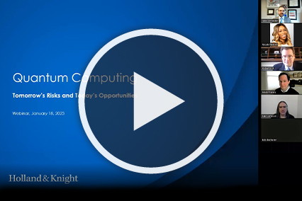 Quantum Computing: Tomorrow's Risks and Today's Opportunities