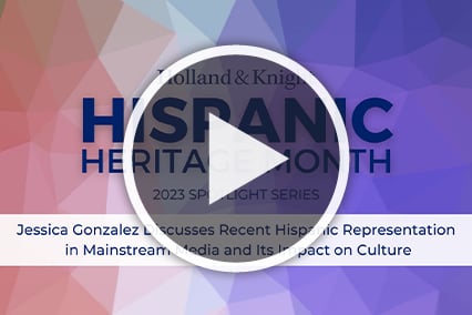 Jessica Gonzalez Discusses Recent Hispanic Representation in Mainstream Media and Its Impact on Culture still
