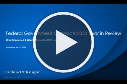Government Contracts 2023 Year in Review: What Happened and What It Means