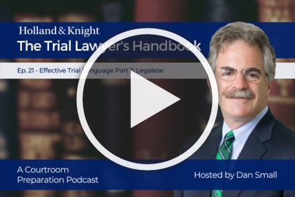 Podcast - Effective Trial Language Part 2: Legalese