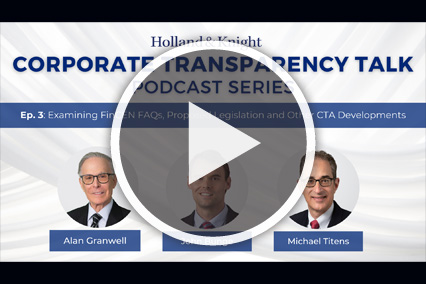 Corporate Transparency Talk Episode 3 Still