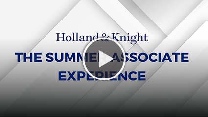 Summer Associate Experience Multimedia Graphic
