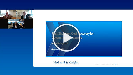 Post-Shutdown Cost Recovery for Government Contractors