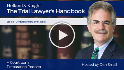 Trial Lawyers Handbook Episode 119 Multimedia Graphic