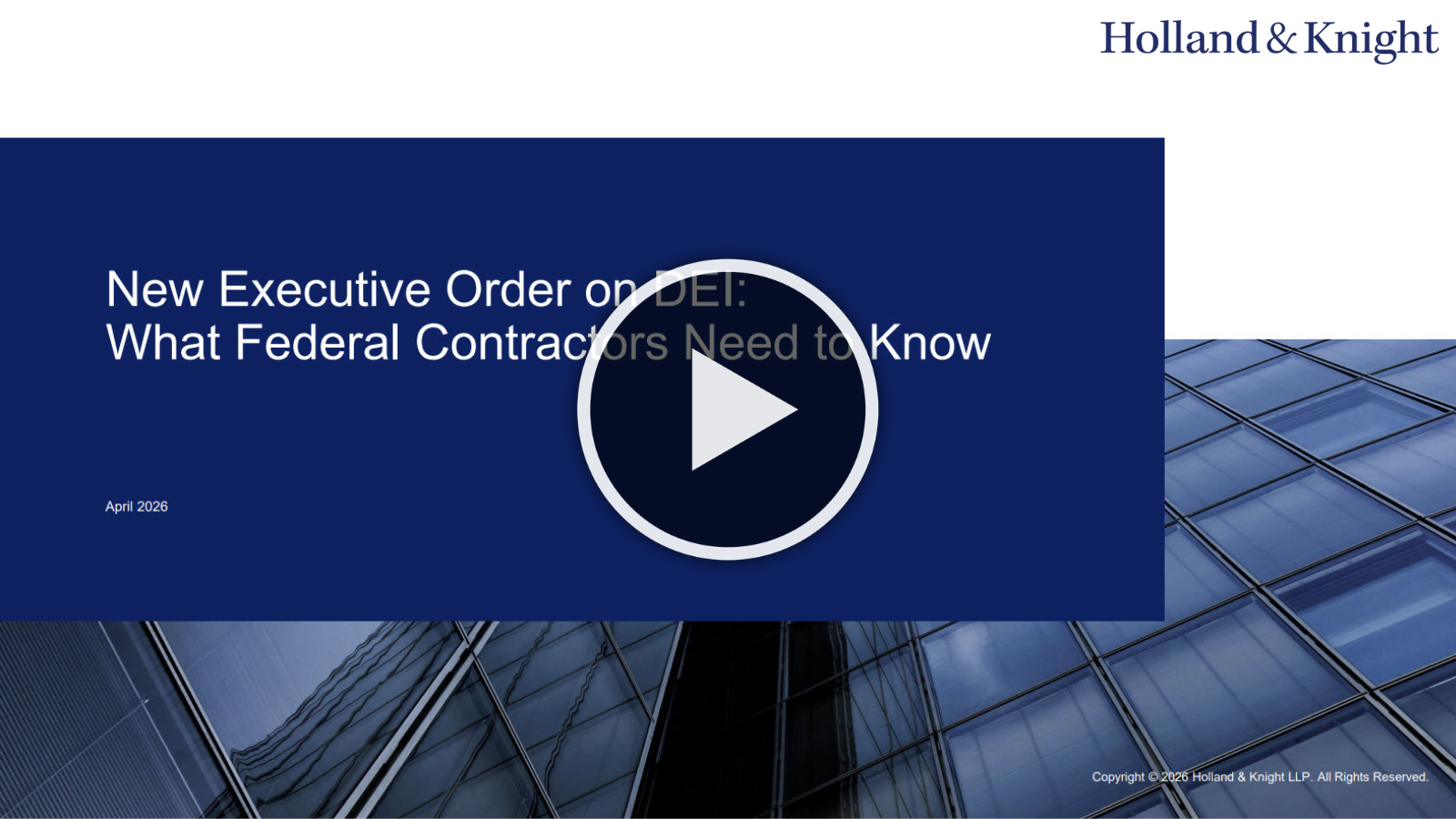New Executive Order on DEI: What Federal Contractors Need to Know