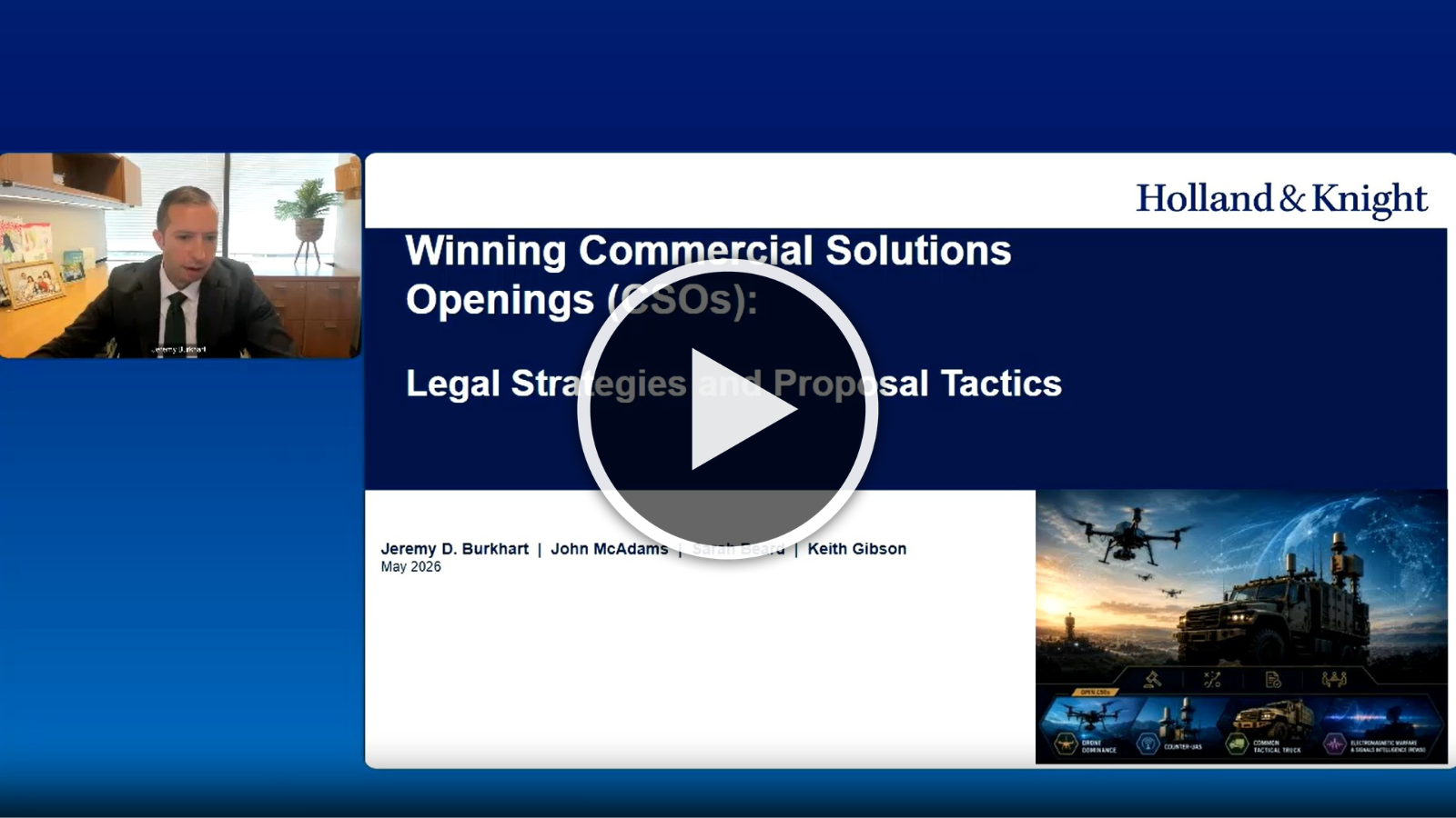Winning CSOs: Legal Strategy and Proposal Tactics