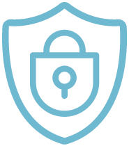 Shield with Lock Vector
