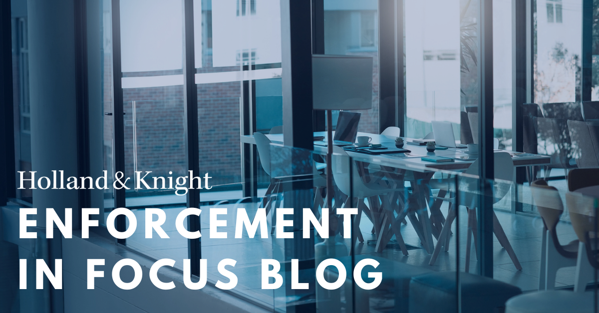 Enforcement In Focus Blog