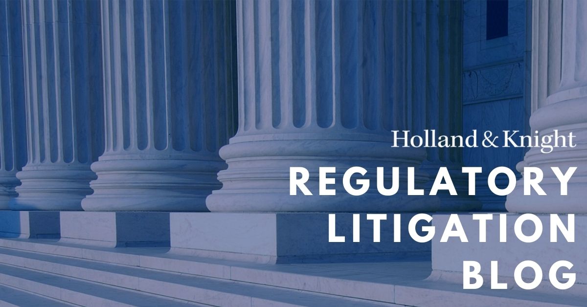 Regulatory Litigation Blog